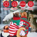2 Patterns 4 Sizes Option-- 1Pc Pet Christmas