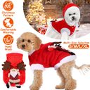 1Pc Pet Christmas Clothes Santa Claus Reindeer Antlers