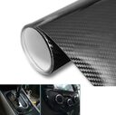Car Styling Glossy Black 5D Carbon Fiber Vinyl