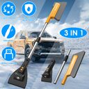 1Pc 3 In 1 Car Snow Removal Shovel