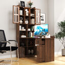 L-Shaped Corner Computer Desk For Home Office