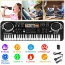 61 Keys Digital Music Electronic Keyboard Electric Piano