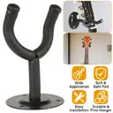 Wall Mount Guitar Hanger Padded Steel Bracket Holder
