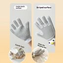 2-in-1 Pet Grooming Gloves & Brushes For Cats