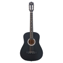 Matte Black 38-inch Round Acoustic Guitar With Picks