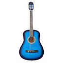 Blue 38-inch Round Acoustic Guitar With Picks