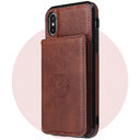 Card wallet leather case phone