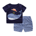 Cartoon Clothing Baby Boy Summer Clothes T-shirt Girl