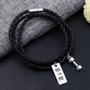 3 lap bracelet woven