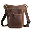 The new crazy horse leather satchel BAG BAG retro vintage leather leather purse bag man