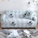 Printed sofa cushion cover