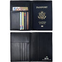 RFID Antimagnetic Passport Holder Leather ID Case