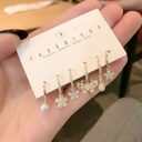 Butterfly daisy flower earring earrings women