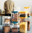 Household kitchen sealed jar storage box