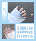 Nail Art Scrub Ballet Fake Nails