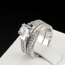 Hot European and American engagement rings diamond sets