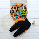Spring children's clothing boy and girl suit two-piece