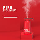 Fire extinguishing humidifier vehicle