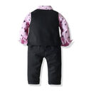 Top and Boys Gentleman Clothing Set Cotton Long