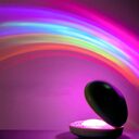 Egg-Shaped Table Lamp Rainbow Projection LED Color Night