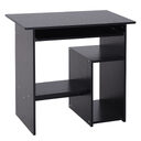 Compact Small Computer Table Wooden Desk Keyboard Tray
