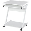 Movable Computer Desk With 4 Moving Wheels Sliding