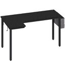 L-Shaped Computer Gaming Desk With Fabric Bag