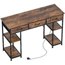 120cm Computer Desk With Power Outlets