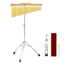 36-Tube Single-Row Wind Chime With Adjustable Tripod Stand