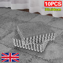 10X Interlocking Carpet Tiles Soft Fluffy Plush Floor