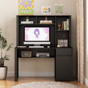 Computer Desk With Hutch & Bookshelf