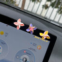 Car small windmill-small flower rotating model-3 pieces