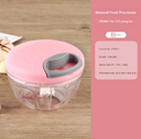 Garlic maser-Pink 500ML-3 leaf blade-1 piece
