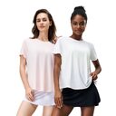 Women's Summer Yoga Short-Sleeve Sports Top