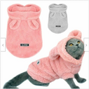 Plush cat clothing