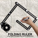 Aluminum Alloy Six Folding Multi Angle Measuring Ruler