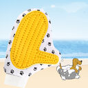 Silicone Pet brush Glove Deshedding Gentle Efficient Grooming