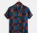 Beach shirt printed men