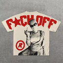 Retro Loose Short Sleeve Crew Neck Cotton Top