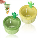 Cactus Sink Drain Strainer Press Automatic Dumping Basket