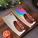 Wood Grain Handle Kitchen Knife Supplies