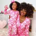 Beauty Clothing Valentine's Day Heart Printing Leisure Pajamas