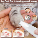 Pets Dog Paw Trimmer With LED Light Fully