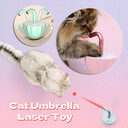 Cat Umbrella Laser Toy Interactive Kitten Automatic Pet