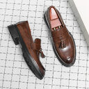 Brogue Business Casual Leather Shoes Men's Comfortable Breathable