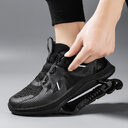 Black Tech Running Shoes Power Mechanical Marathon
