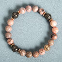 Fashion New Haematite Spacer Natural Stone Powder Zebra