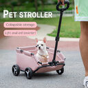 Pet Stroller Dog Cat Trolley Out Small Cart