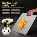 Kitchen Thickened Cutting Board Stainless Steel Cut Vegetables