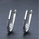 Simple All-matching Graceful Design U-shaped Earrings